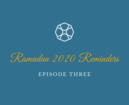 Ramadan 2020 Reminders