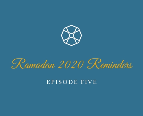 Ramadan 2020 Reminders