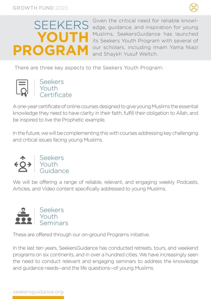 Seekers Youth Program