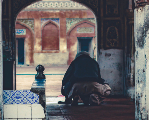 man in mosque